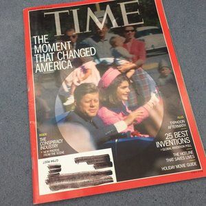 Time Magazine November 25 2013 Kennedy The Moment That Changed America